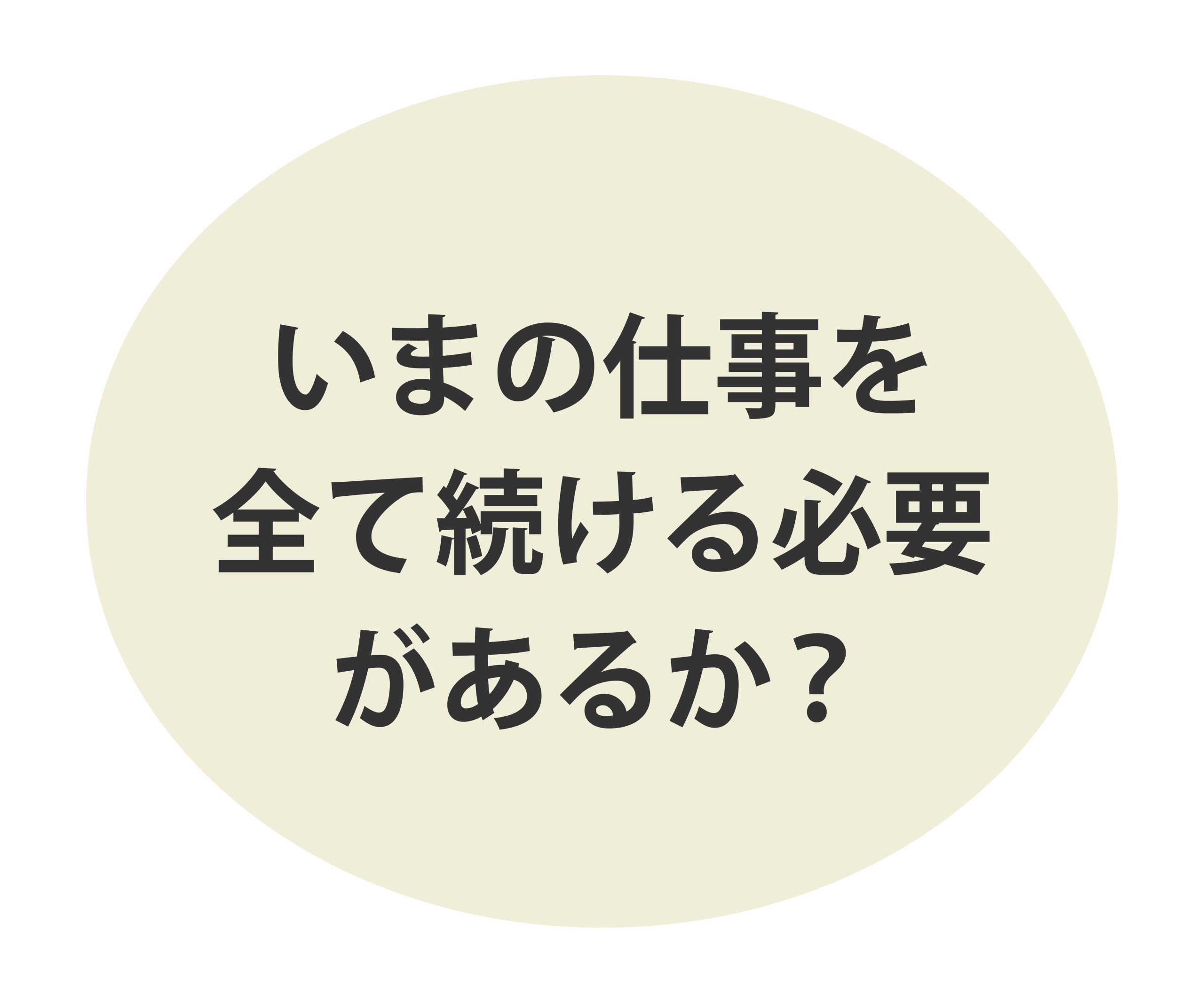 続ける必要性への疑問のイメージ