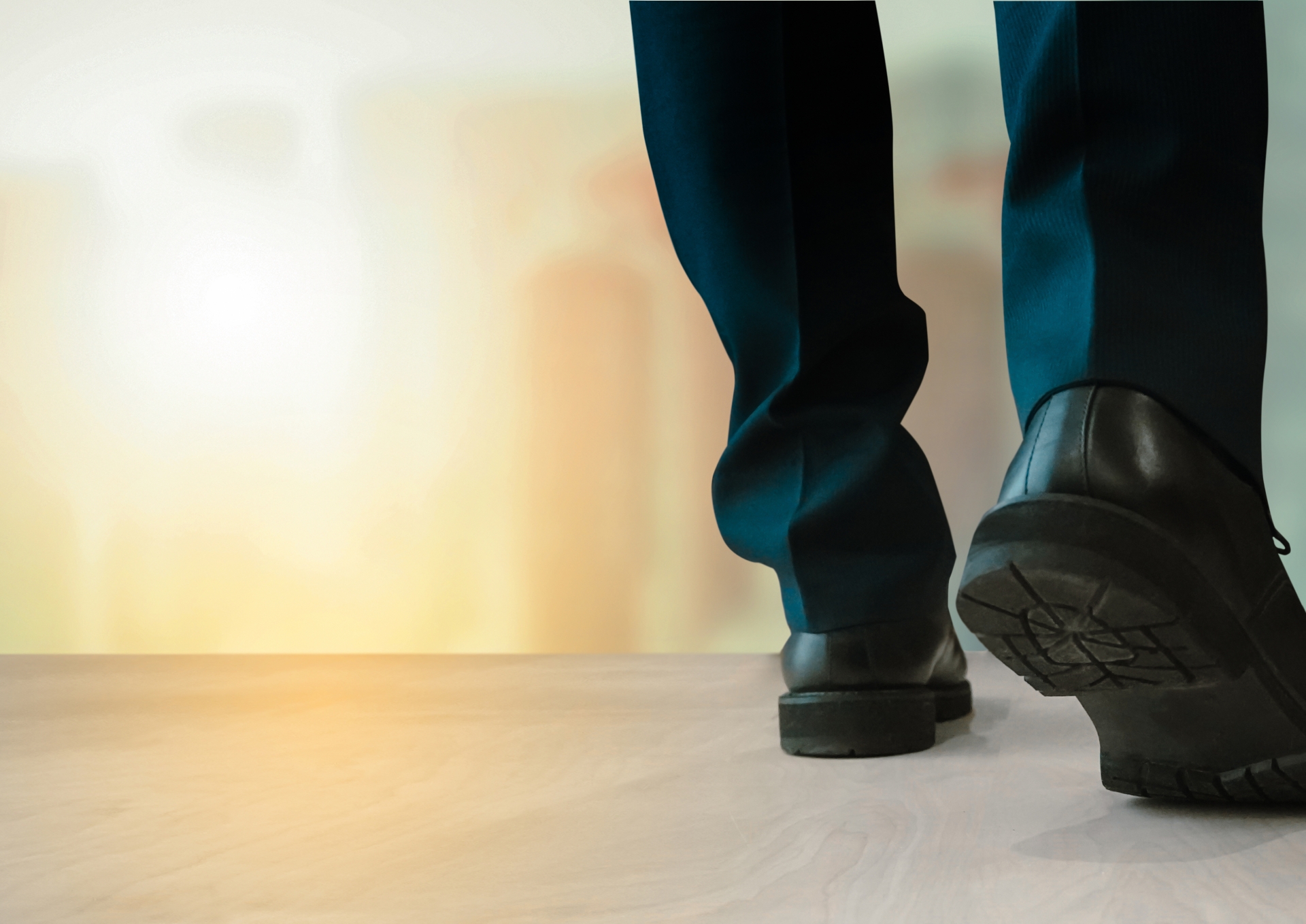 経営者が前進するイメージ