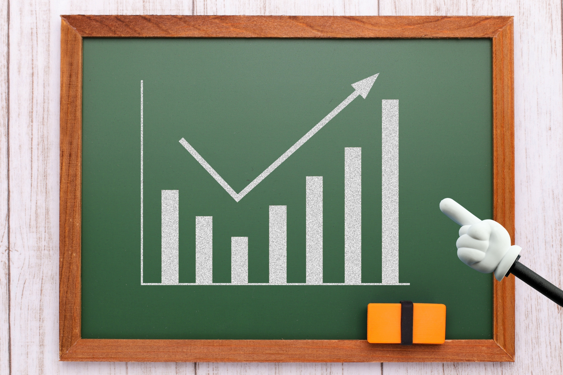 V字回復のイメージ