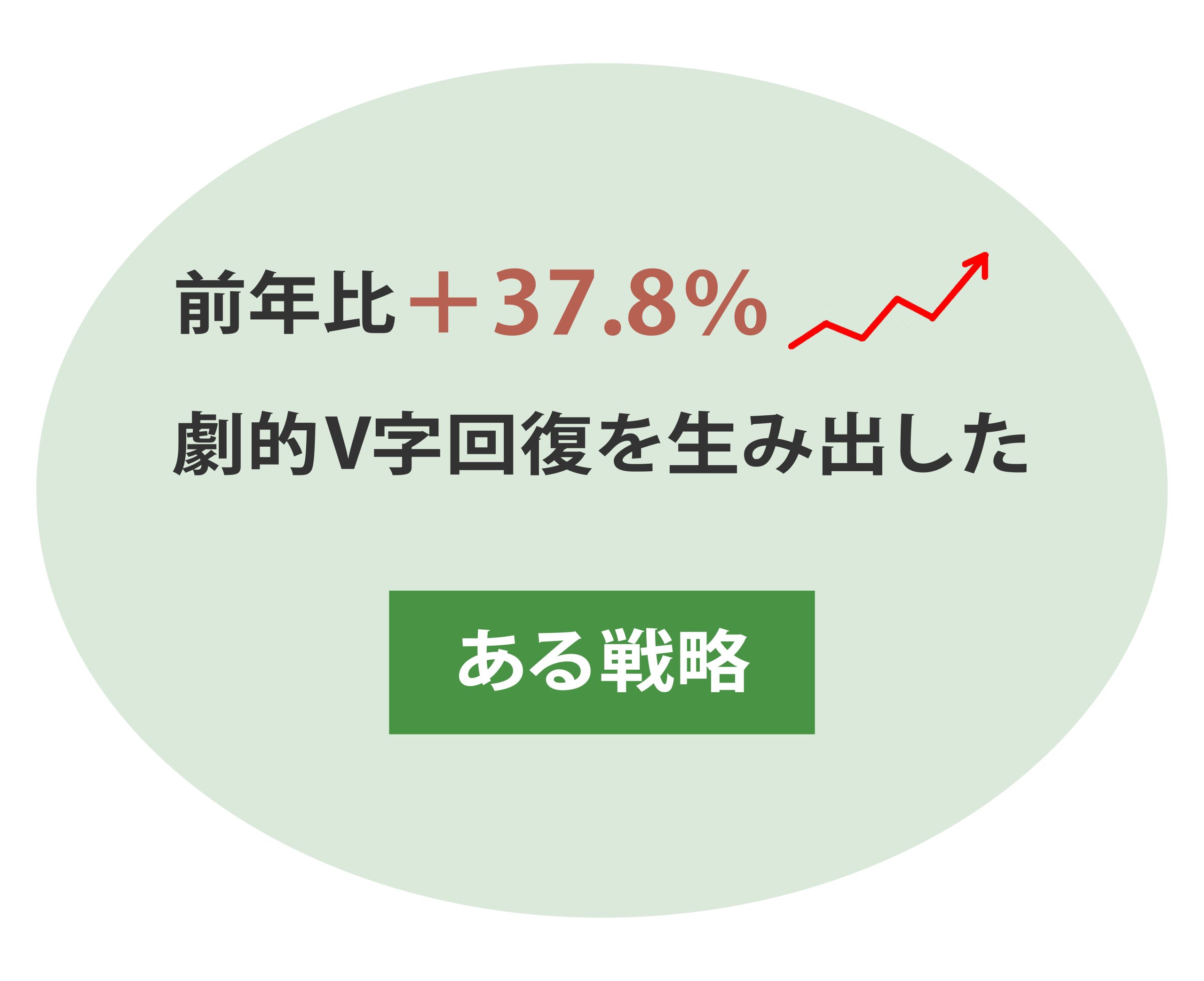 V字回復の戦略のイメージ